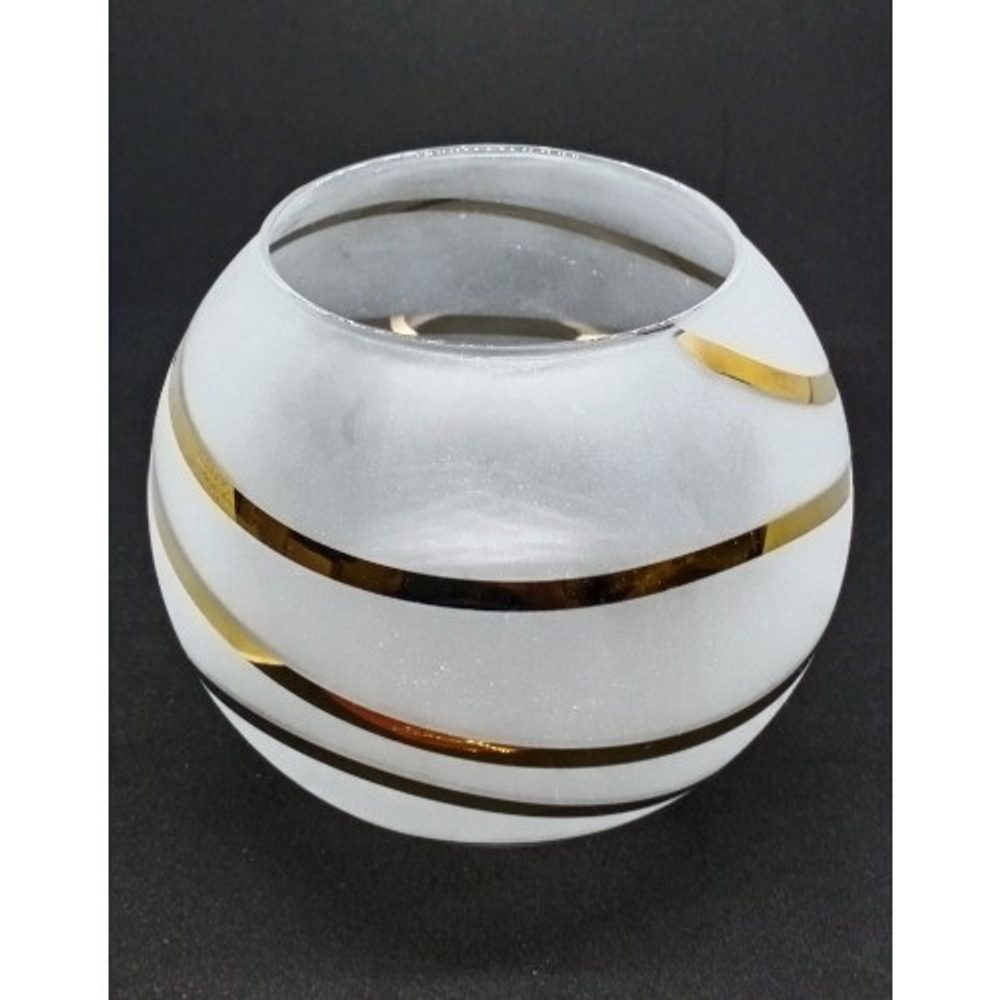 Плафон стеклянный "Золотая полусфера"