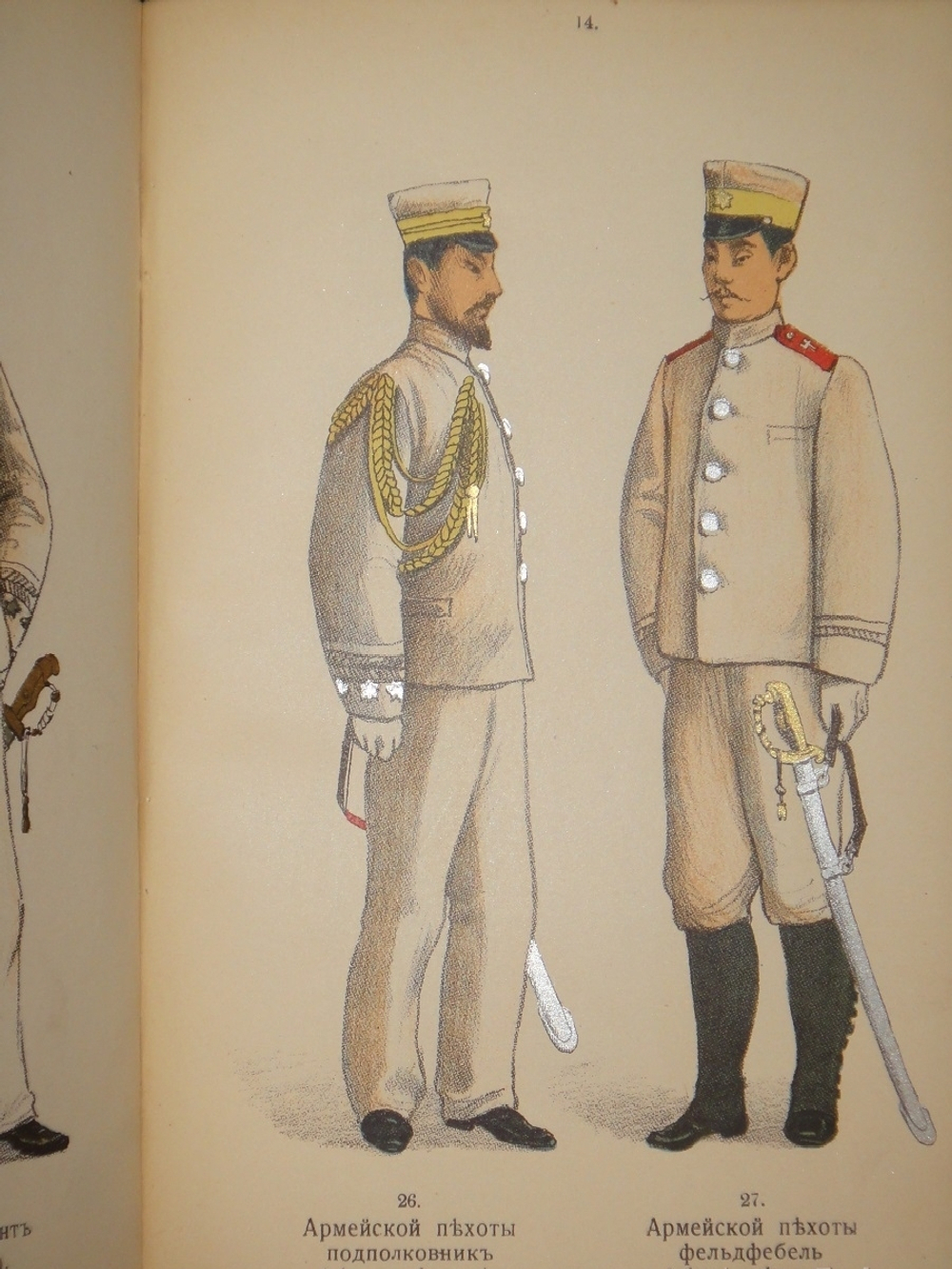 "Формы обмундирования японских сухопутных войск". 1905г.