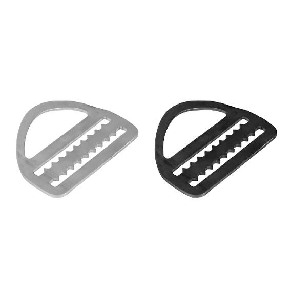 Стопор зубчатый Mares XR с D-кольцом, алюминиевый (пара)
