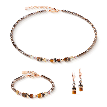 Серьги Coeur de Lion Brown 2103/20-1100