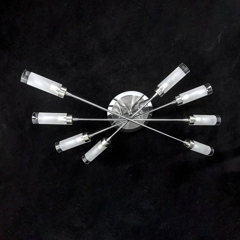 Citilux Хеликс CL109181 Люстра потолочная Матовый Хром