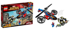 LEGO Super Heroes: Спасательная операция на вертолете Человека-Паука 76016 — Spider-Helicopter Rescue — Лего Супергерои Марвел