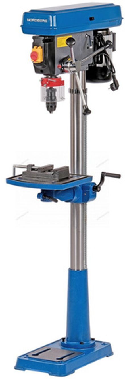 Цена на NORDBERG (ND20118) Станок сверлильный (850Вт, 20 мм, 12 скоростей,тиски)