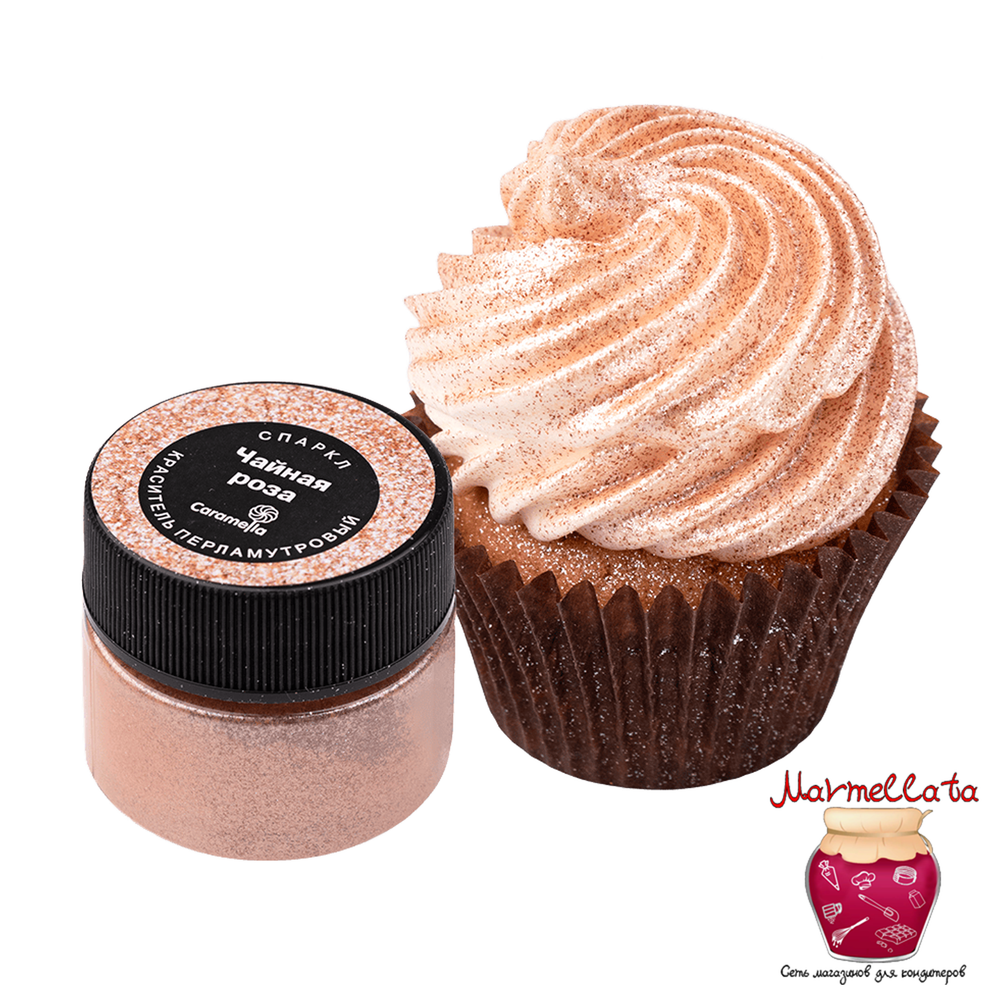Краситель перламутровый Спаркл ЧАЙНАЯ РОЗА &quot;Caramella&quot;, 5 гр.