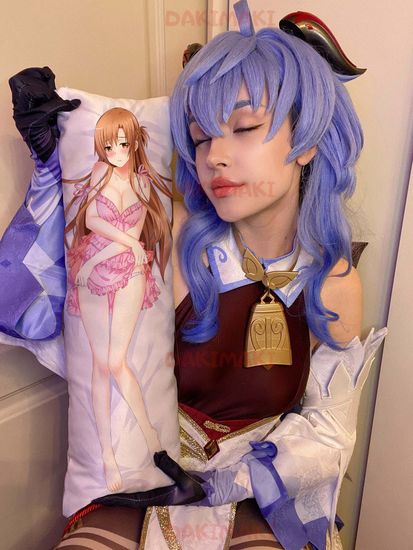 Мини дакимакура Асуна Юки из Мастера меча онлайн арт. M0585, 60х20 см