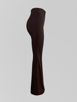 Брюки Liza 960 однотонные клеш от колена на молнии сбоку