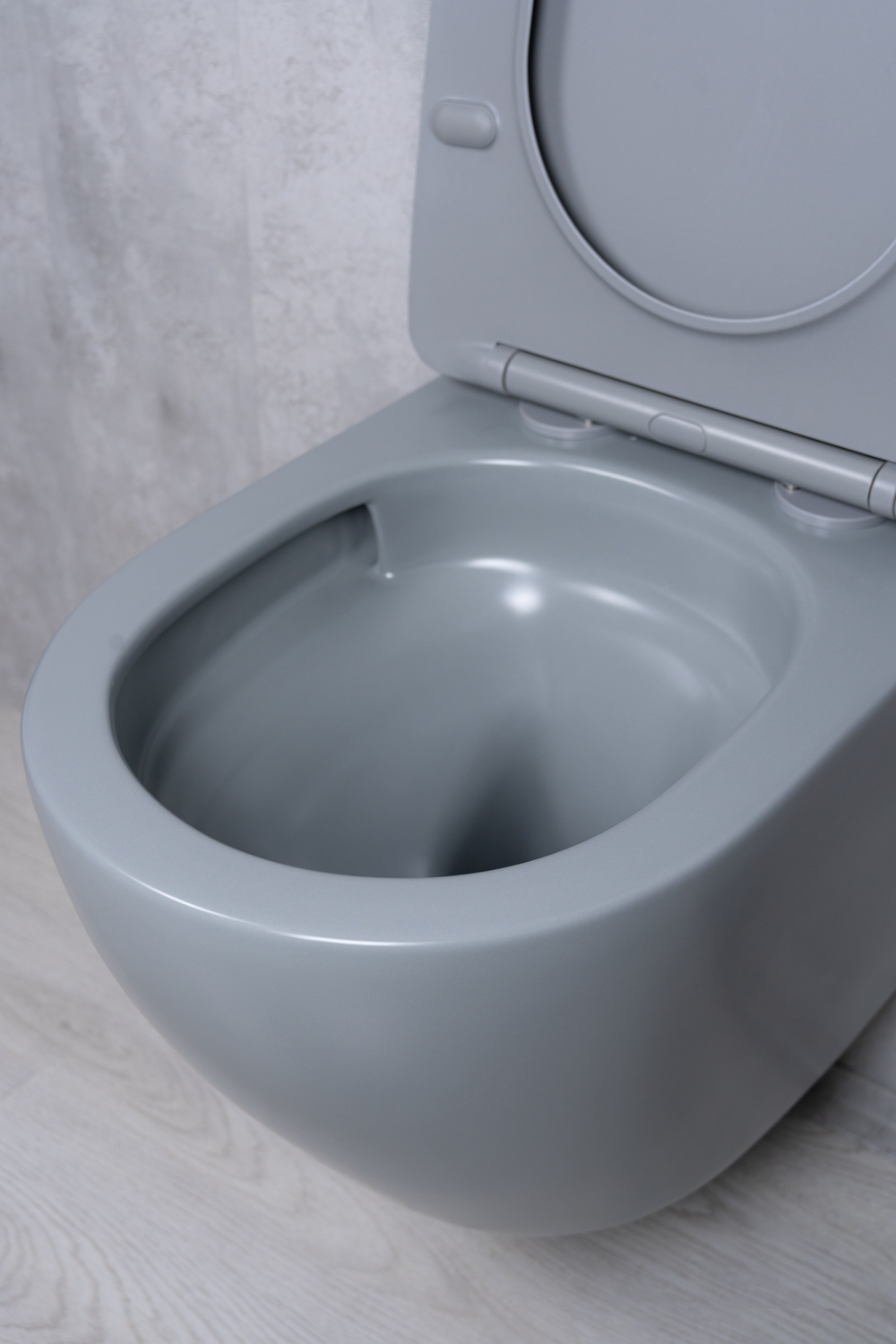 Унитаз подвесной Tornado Gid Tr2122TF-Lgm 62259Y серый матовый 49x36x36