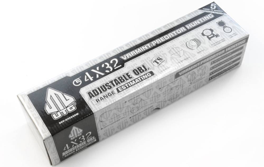 Прицел оптический LEAPERS TF2+/Airgun 4х32 отстр.паралакса, кронштейном на Weaver
