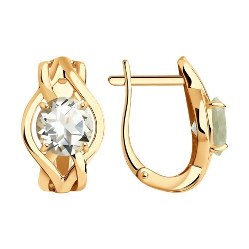 Серьги из золота 585 пробы