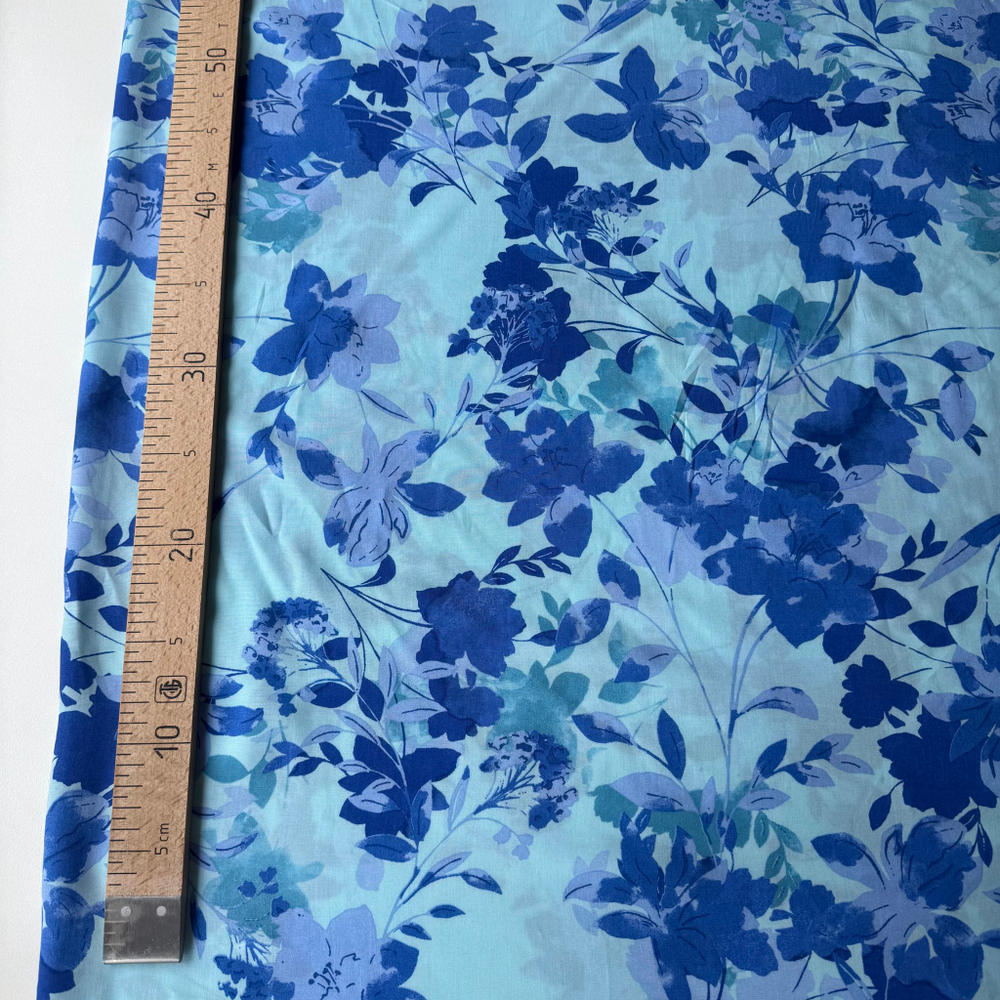 Вискоза (штапель) Синий закат