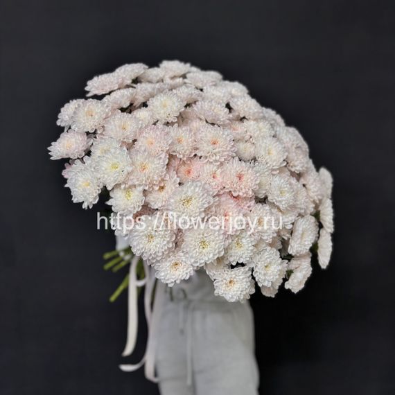 Букет из розовой хризантемы