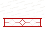 Ограждение металлическое Romana 303.03.00