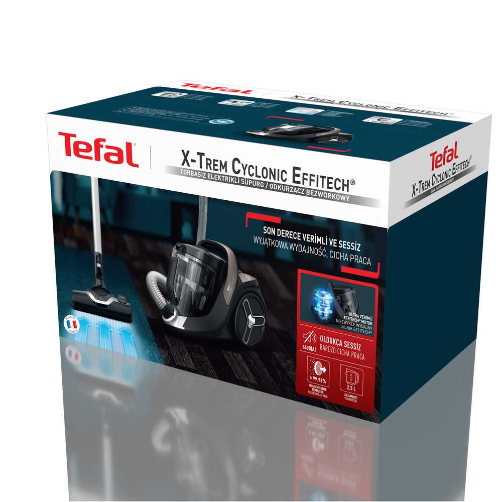 Пылесос Tefal X-Trem Cyclonic Effitech TW7C89EA