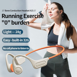 Наушники для спорта Sheyin X5 (оранжевый/белый)