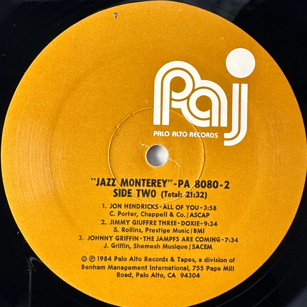 Various ‎– Jazz Monterey 1958-1980 2LP