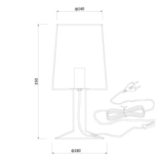 Настольная лампа Lucide Louis 78575/35/31