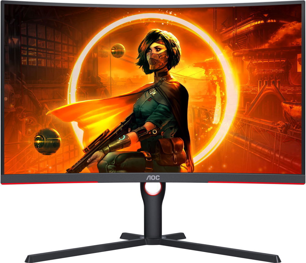 Монитор 31,5" AOC CQ32G3SU Curved 1000R Black/Red