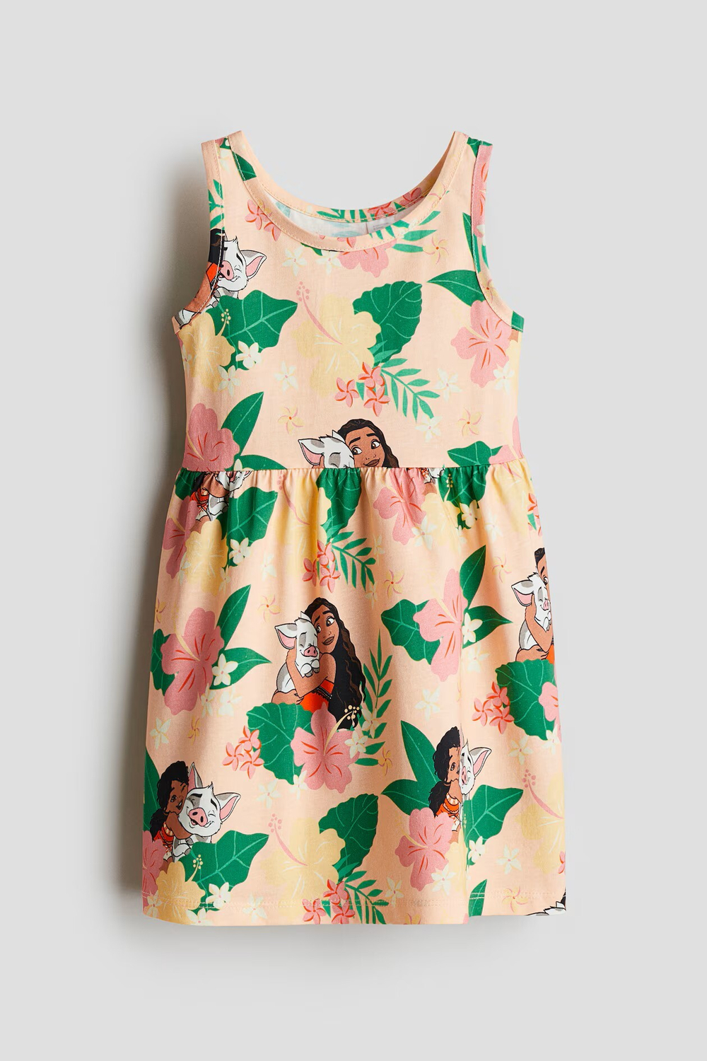 H&M Платье с принтом, кремовый