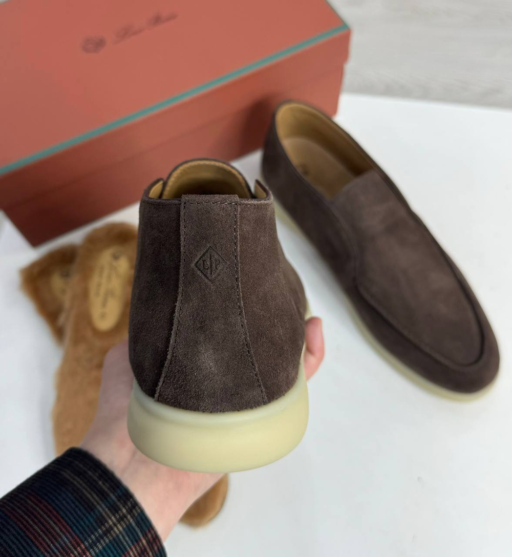 Лоферы Loro Piana с меховой стелькой, арт. 463627651