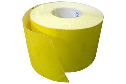 Бумага наждачная рулонная желтая Р40