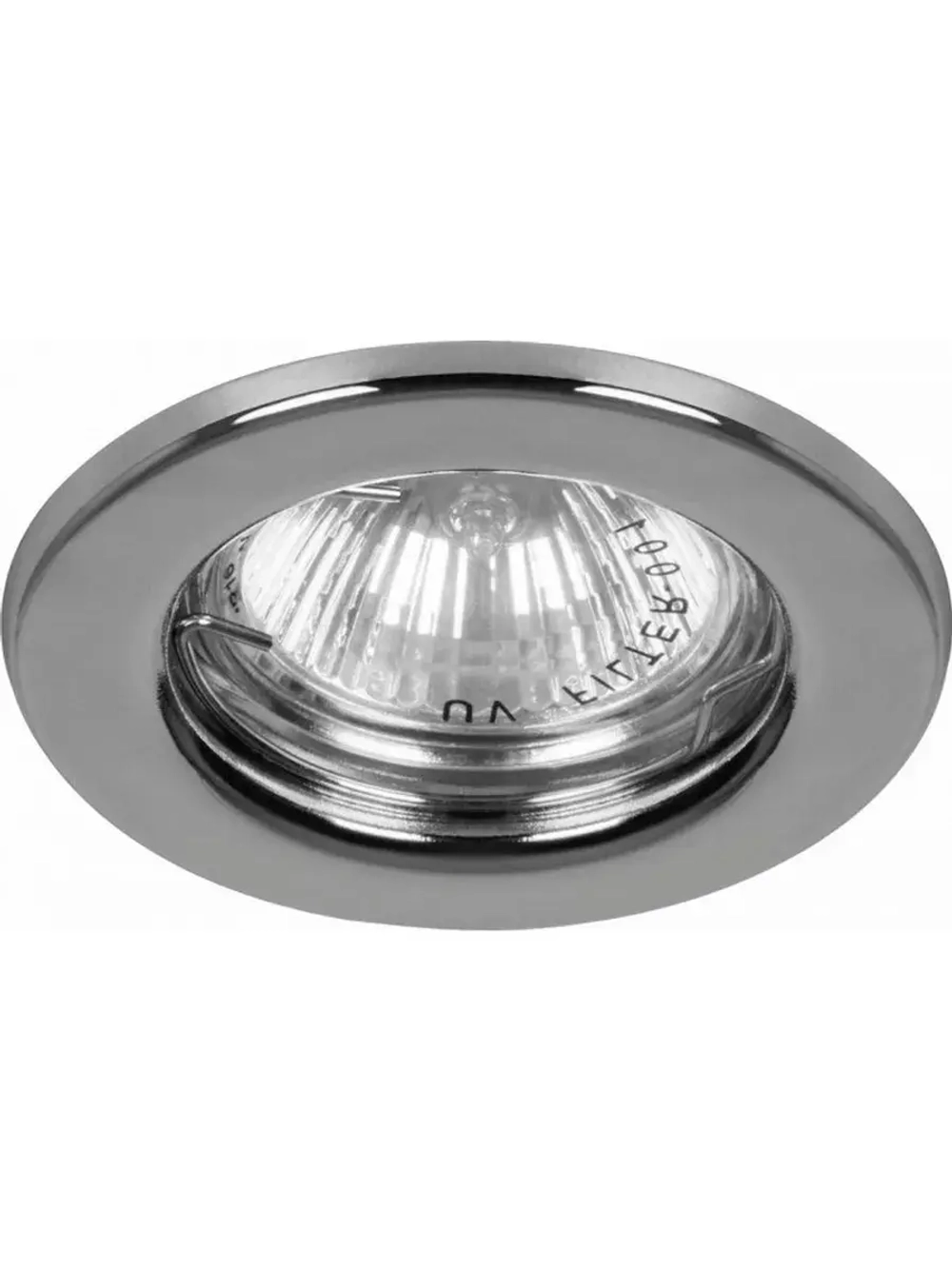 Светильник встраиваемый MR16 50 Вт 80 мм, хром (без патрона)