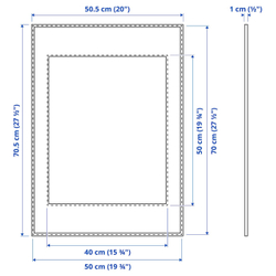 IKEA LOMVIKEN  (ИКЕА ЛОМВИКЕН)  -  Рама, алюминий, 50x70 см