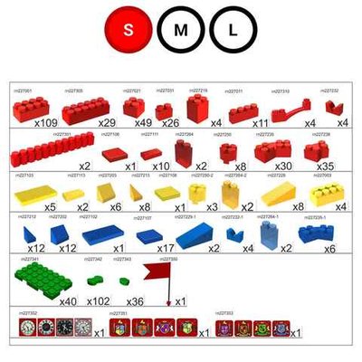 Набор GigaBloks 7,5: Замок на платформе