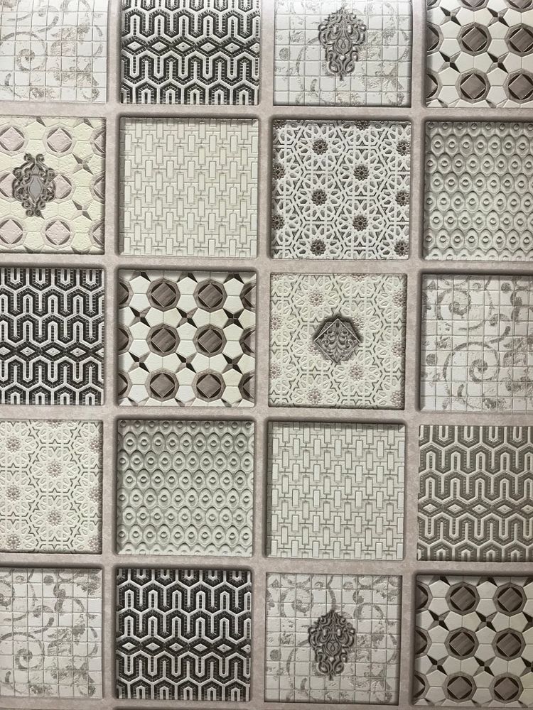 Обои Elysium Мозан 902402 0,53х10 м винил.Мозаика бежевая