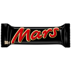 Шоколадный батончик MARS с карамелью и нугой 50 гр