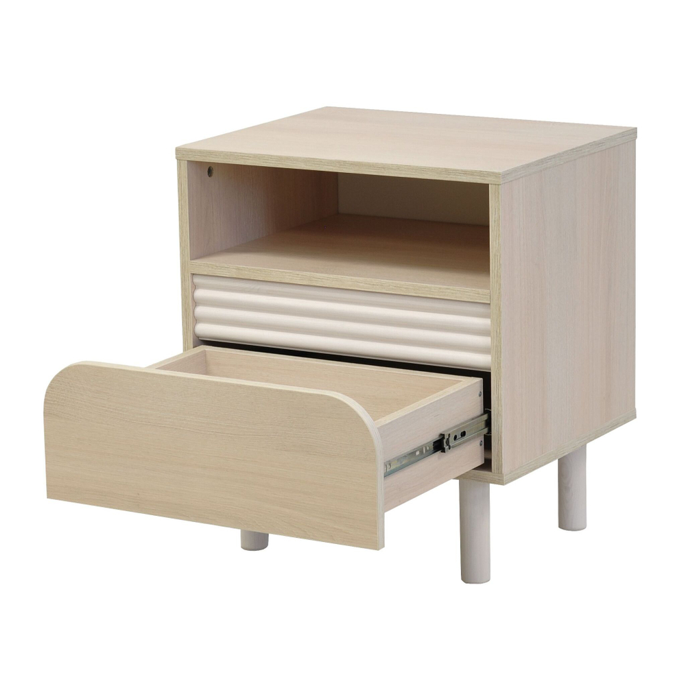 Тумба прикроватная Ола с ящиком, на ножках, 48х40х55 см