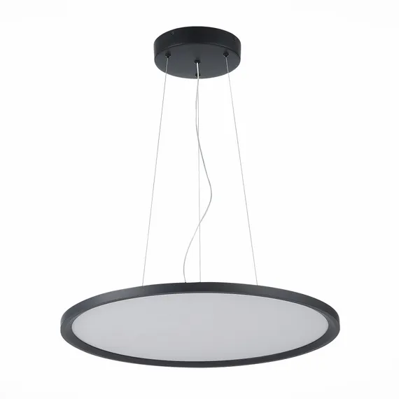 ST602.443.56 Светильник подвесной Черный LED 1*56W 4000K 5 040Lm Ra>80 120 IP20 D600xH36 185-265V Подвесные светильники