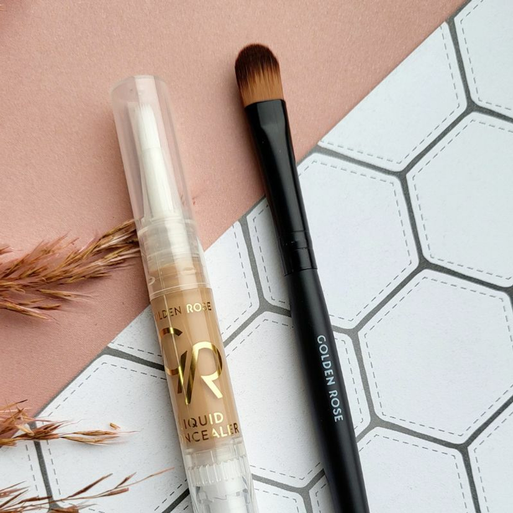 Кисть для нанесения консилеров и кремовых теней Golden Rose CONCEALER BRUSH