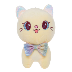 Мягкая игрушка Кошка из велюра подарок для девочки мальчика