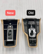 Сенсорная центральная консоль Porsche Cayenne 2010-2017 (бежевая) - Carmedia ZF-5023-BG