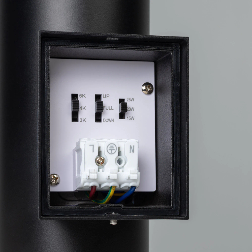 Светильник настенный LGD-WALDER-R106-2x18W Day4000-MIX (Черный, 40 deg, 230V) (Arlight, IP65 Металл, 5 лет) 060961