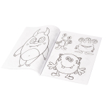 Раскраска А4 Alingar "Детские монстрики", 6 л., офсетная обложка