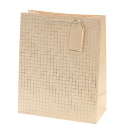 GAEM Пакет подарочный M (бумага 210г/м2, блок 12шт), L26 W12 H32 см, 14в.