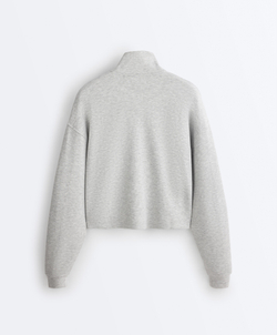 Oysho Куртка пике, серый меланж