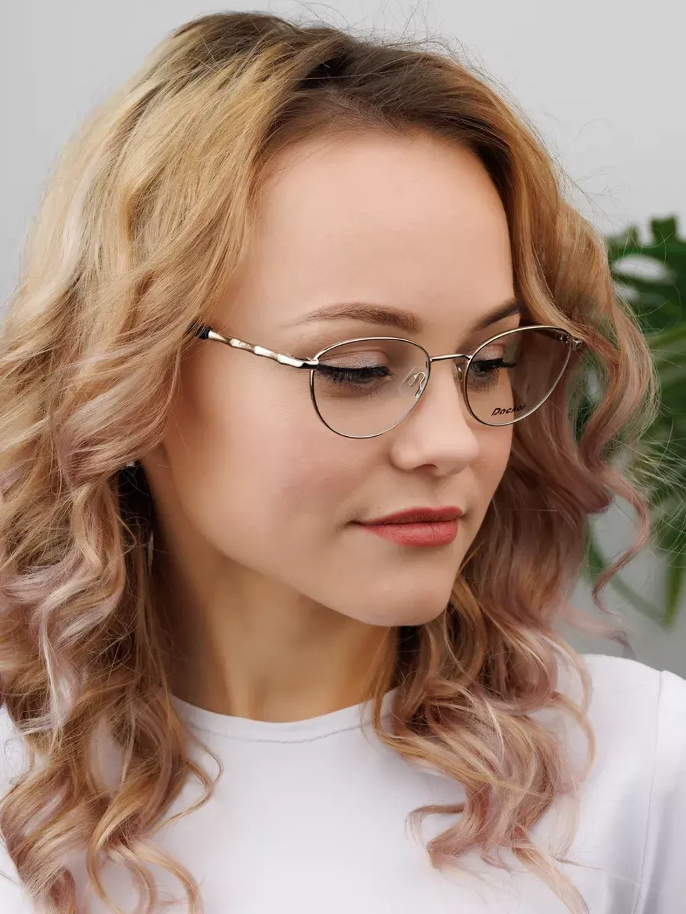 Оправа для очков для зрения металлическая брендовая