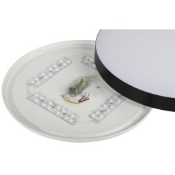 Светильник потолочный светодиодный ЭРА Relict 48 Pult SPB-6-60-RC BK с ДУ 60W 3000-6500K Черный | Светильники SPB-6 с ДУ