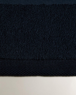 Zara Home - Нескользящий коврик для ванной из хлопка, синий, 55x80 см