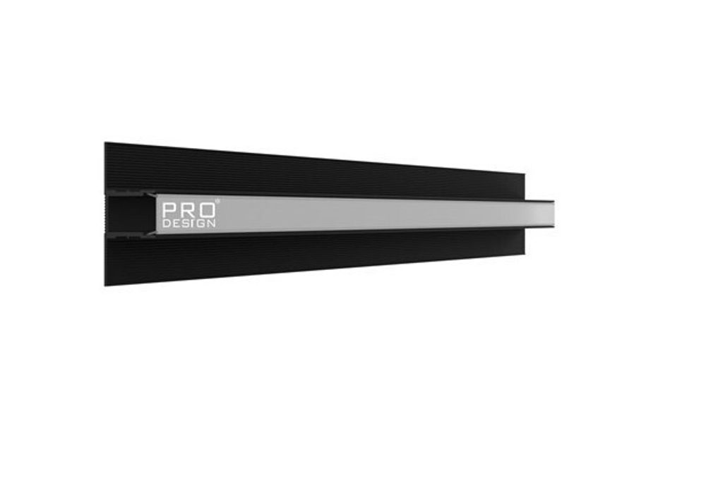 Декоративный стеновой профиль Pro Design 534 черный, 2700x45x17,5 мм