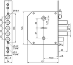 Замок BORDER ЗВ9-6ПК3/15 (КЛП6-102).ЛП3.В.В9.У2 77411
