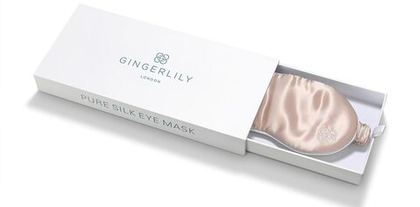 Маска для сна телесно- с бежевым кантом Gingerlily 21.5x10.5 Розовый