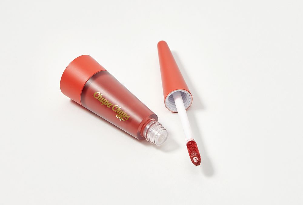 Бархатистая помада-тинт Chupa Chups Velvet Lip Tint - CARAMEL APPLE