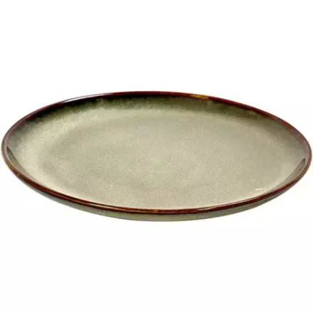Тарелка керамика D=13см серый