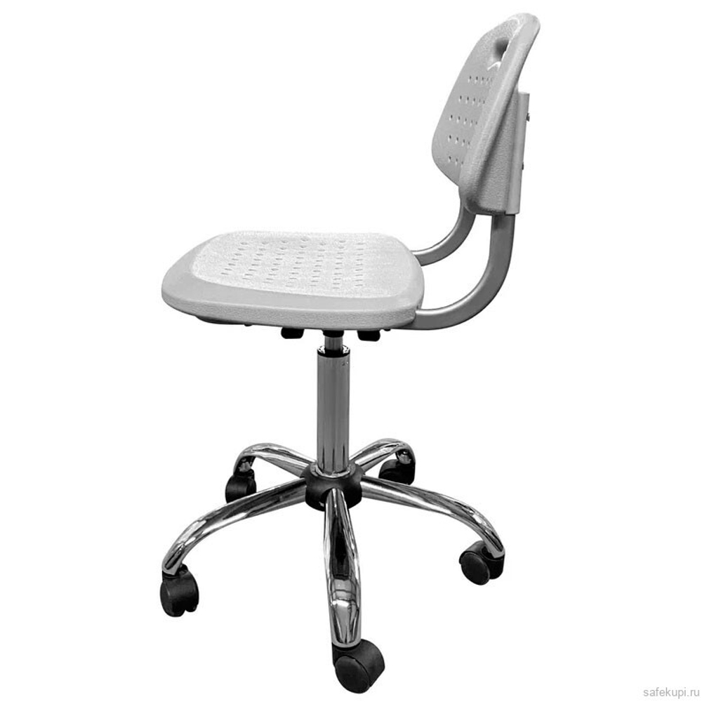 Стул ученический на хромированном газлифте ШС-18, антивандальный пластик