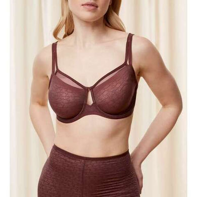 Бюстгальтер Минимайзер Triumph Signature Sheer W01 EX (бордо)