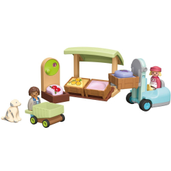 Playmobil - Юношеский экологический ларек с погрузчиком 71691 / артикул   71691  / GTIN 4008789716910
