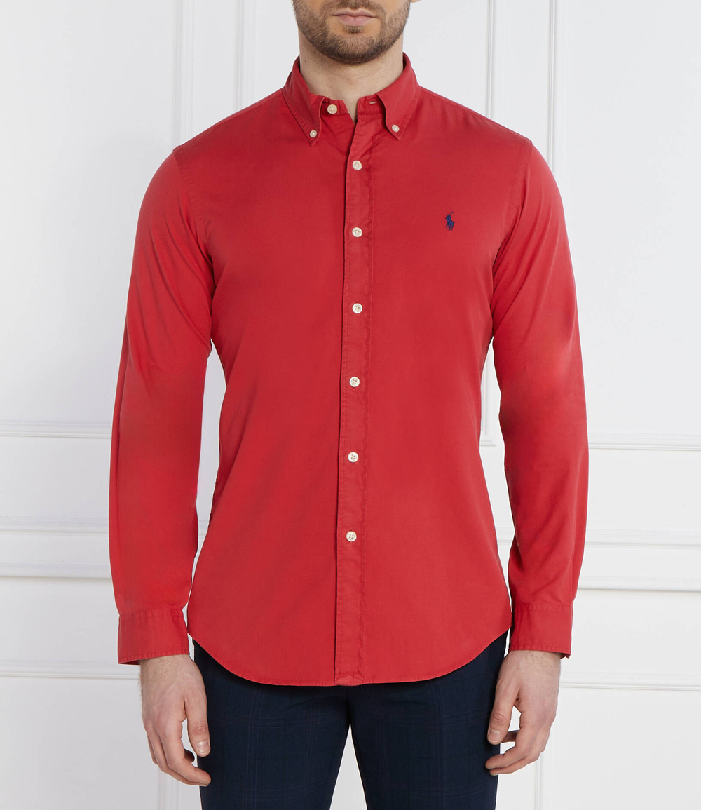 Рубашка POLO RALPH LAUREN - красный(710937993)